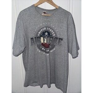 U.S. Air Force USAF Tonal Circle Vintage Grey Bayside Size XL
